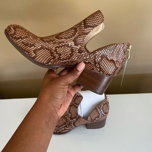 Snakeskin Booties